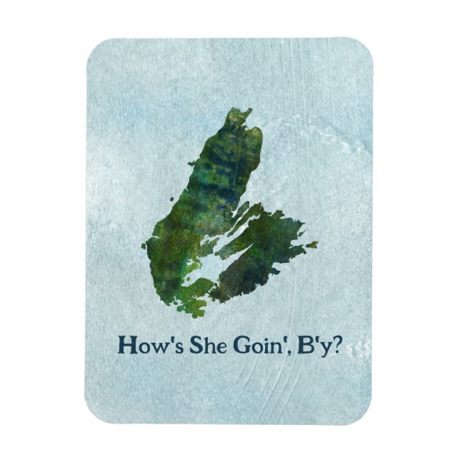 Magnet Flexible Cap-Breton - Carte de voeux plate (Vertical)