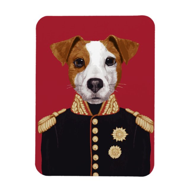 Magnet Flexible Capitaine Jack Russell (Vertical)
