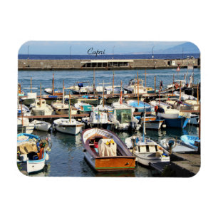 Magnet Flexible Capri, Italie, Bateaux, Marina, Photographie, Aima