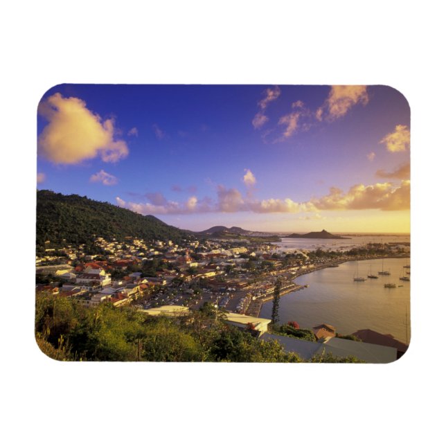 Magnet Flexible Caraïbes, Antilles françaises, St. Martin. (Horizontal)