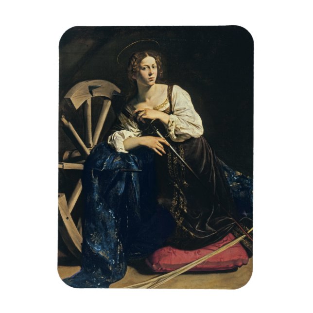 Magnet Flexible Caravaggio - Sainte Catherine D'Alexandrie (Vertical)