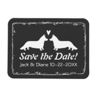 Cardigan Corgis  Mariage Faire-part de sauvegarde 