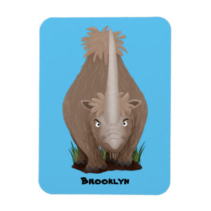 Magnet Flexible Caricature en élasmère de rhinocéros laineux