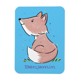 Magnet Flexible Caricature pour bébé renard