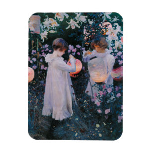 Magnet Flexible Carnation Lily Lily Rose John Singer Sargent Art