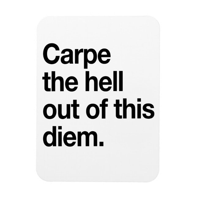 Magnet Flexible Carpe the Hell Out of this Diem (Vertical)