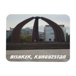 Magnet Flexible Carré de la victoire de Bichkek - Kirghizistan