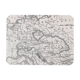 MAGNET FLEXIBLE CARTE : ALLEMAGNE ET AUTRICHE
