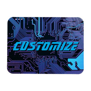 Magnet Flexible Carte de circuit électronique bleu PCB personnalis