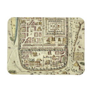 Magnet Flexible Carte de Jérusalem et des abords, de 'C