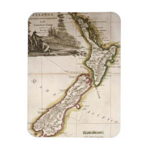 Magnet Flexible Carte de la Nouvelle-Zélande