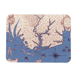 Magnet Flexible Carte de la Virginie
