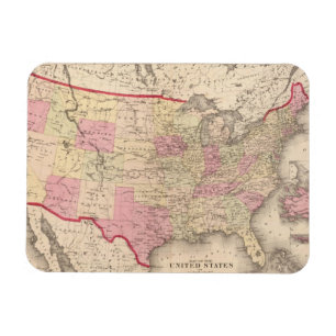 Magnet Flexible Carte des États-Unis 5