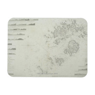 Magnet Flexible Carte des îles de Scilly en Grande-Bretagne