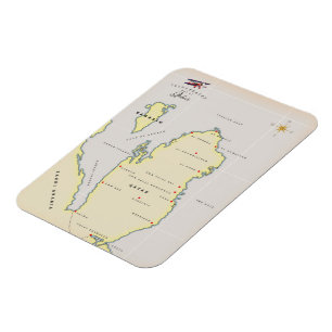 Magnet Flexible Carte illustrée du Qatar