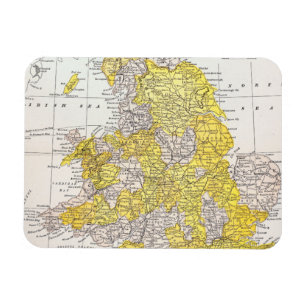 MAGNET FLEXIBLE CARTE : L'ANGLETERRE ET LE PAYS DE GALLES
