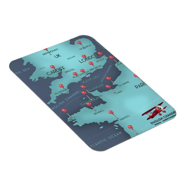 Magnet Flexible Carte marine anglaise (Côté Droit)
