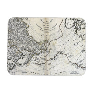 MAGNET FLEXIBLE CARTE : NORTH PACIFIC