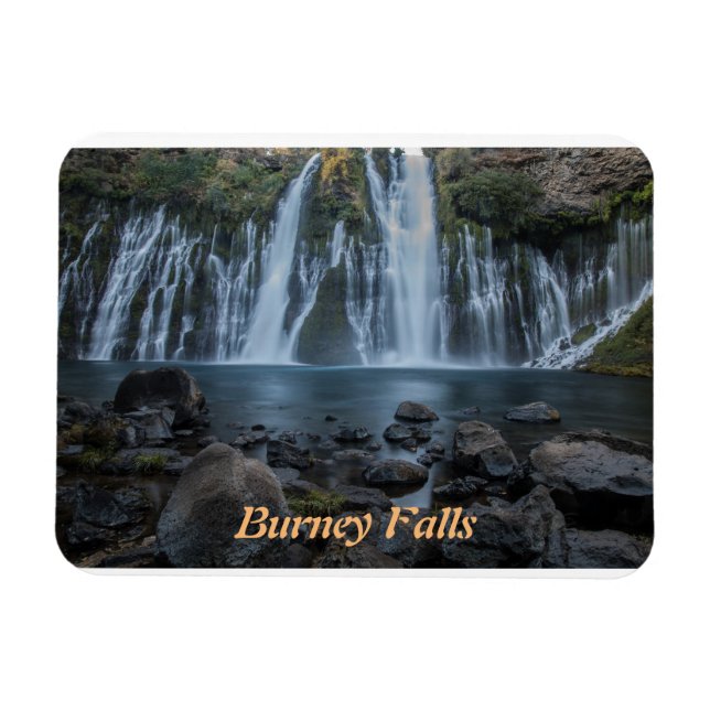Magnet Flexible Carte postale Burney Falls (Horizontal)
