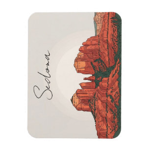 Magnet Flexible Carte postale de Sedona Arizona