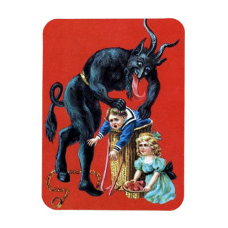 Magnet Flexible Carte vintage magnétique du réfrigérateur Krampus