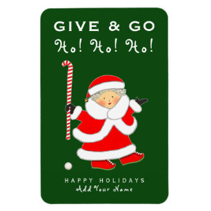Magnet Flexible Cartes de Noël du hockey sur gazon