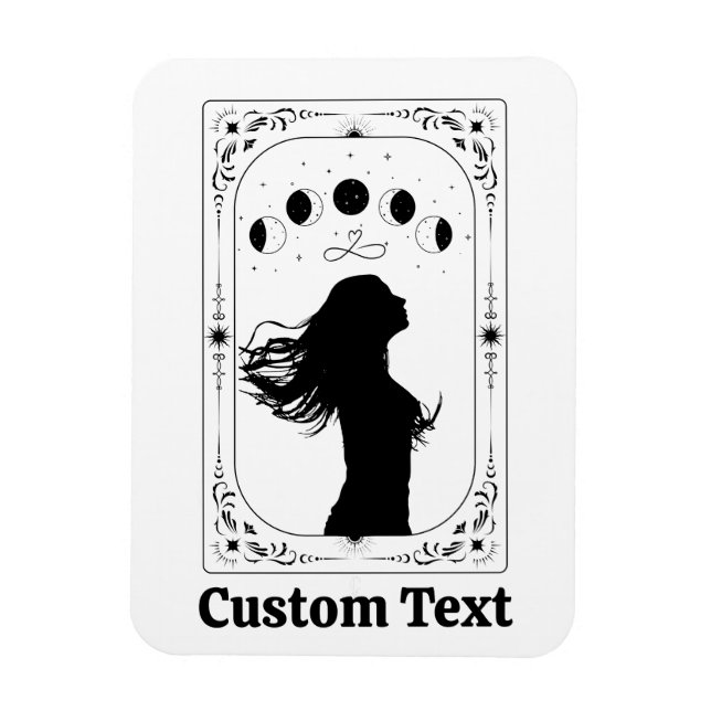 Magnet Flexible Cartes de Tarot personnalisées Ajouter un nom pour (Vertical)