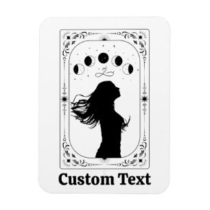 Magnet Flexible Cartes de Tarot Personnalisées Nom Ajouté Faveurs