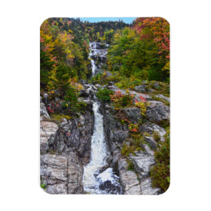 Magnet Flexible Cascade d'argent en automne, New Hampshire