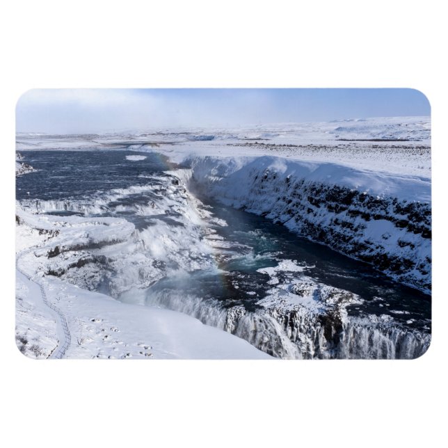 Magnet Flexible Cascade de Gullfoss Falls (Horizontal)