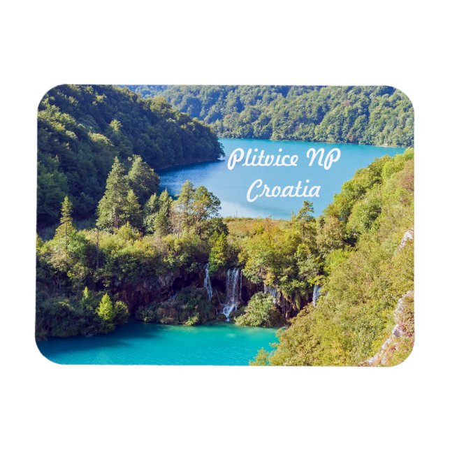 Magnet Flexible Cascades dans le Parc National de Plitvice - Croat (Horizontal)