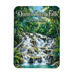 Magnet Flexible Cascades de la rivière Dunn en Jamaïque