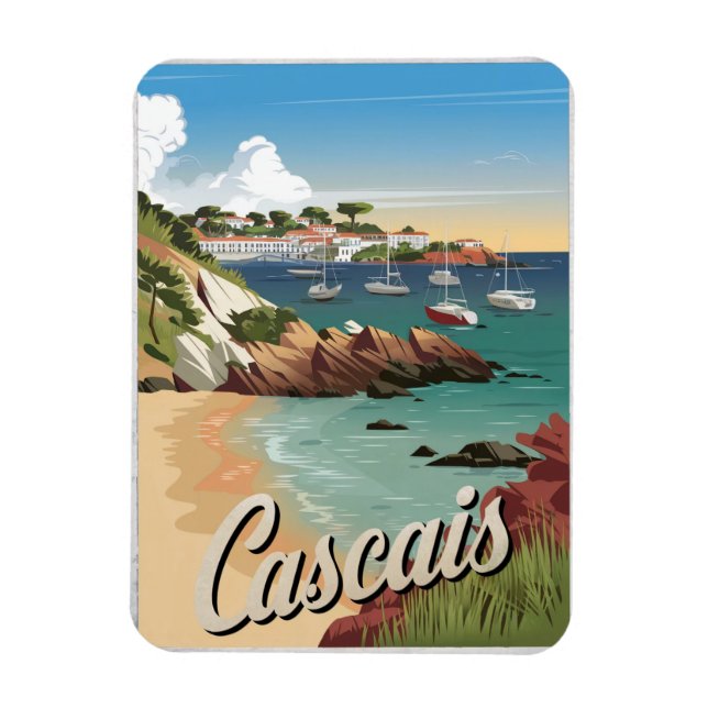 Magnet Flexible Cascais Portugal Vintage (Vertical)