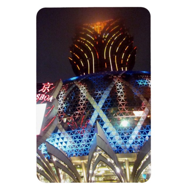 Magnet Flexible casino lisboa globe (Vertical)