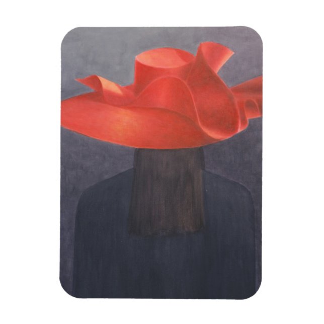Magnet Flexible Casquette rouge 2004 (Vertical)
