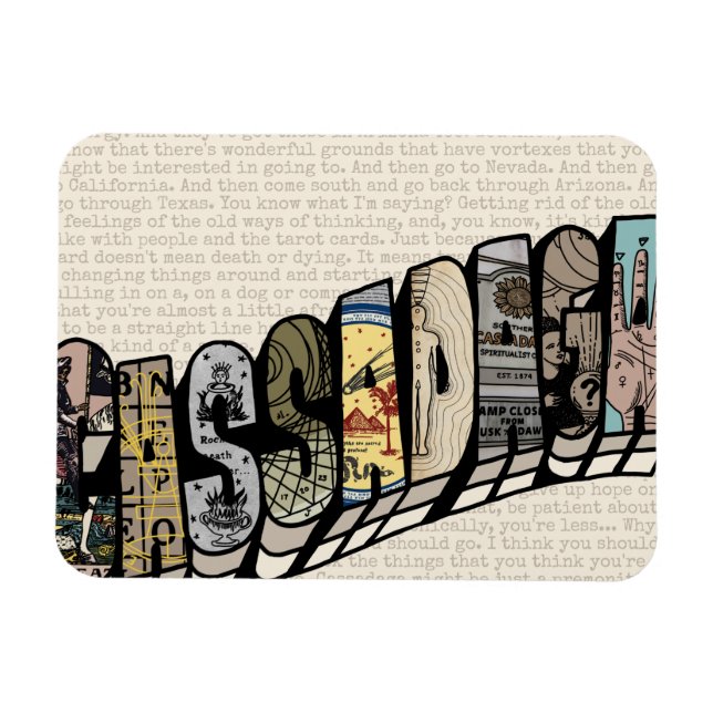 Magnet flexible Cassadaga Clairaudience (Horizontal)