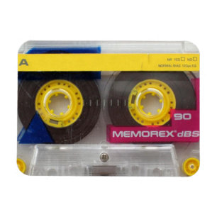 Magnet Flexible Cassette du Memorex 80's
