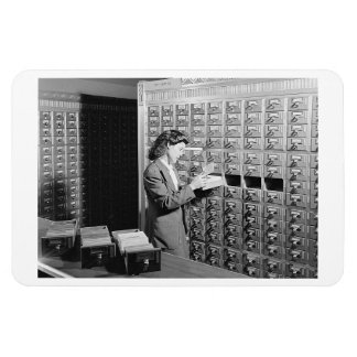 Magnet Flexible Catalogue des cartes de femme et de bibliothèque V