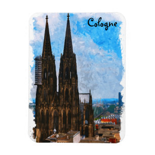 Magnet Flexible cathédrale de Cologne voyage en Allemagne