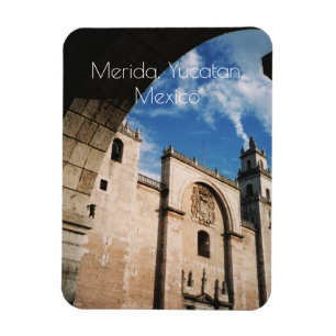 Magnet Flexible Cathédrale de Mérida, Yucatan, Mexique