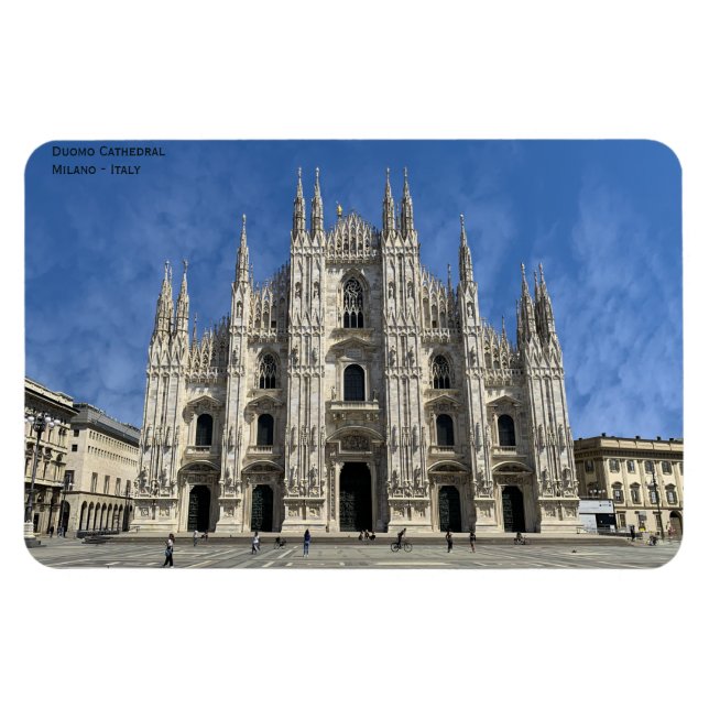 Magnet Flexible Cathédrale Milan Duomo - Italie (Horizontal)