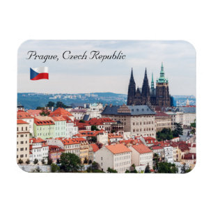 Magnet Flexible Cathédrale Saint-Vitus et Cityscape de Prague - Tc
