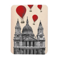 Cathédrale St Pauls et Ballons Red Hot Air