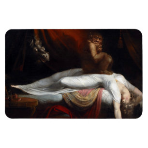 Magnet Flexible Cauchemar par Henry Fuseli Gothic Macabre Dark Art