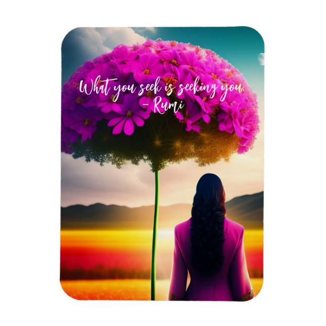 Magnet Flexible Ce que vous recherchez Citation Rumi Dreamscape (Vertical)