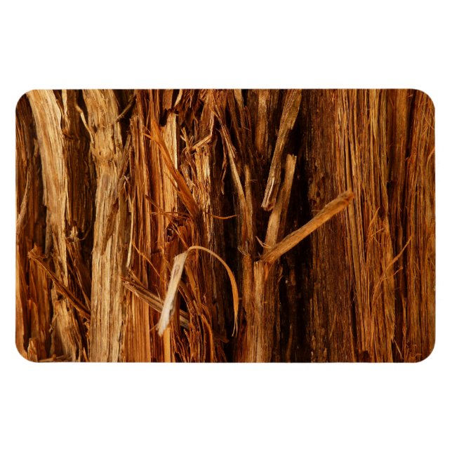 Magnet Flexible Cèdre texturé en écorce de bois (Horizontal)