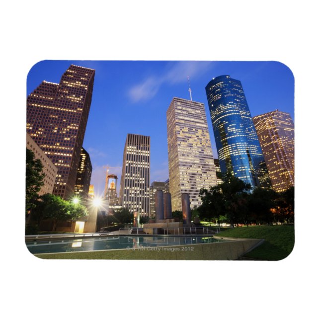 Magnet Flexible Centre-ville de Houston, Texas (Horizontal)