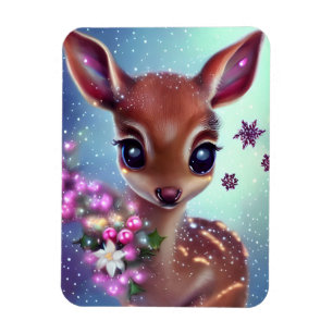 Magnet Flexible Cerf de bébé doux et adorable