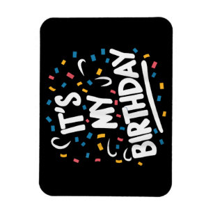 Magnet Flexible C'est mon anniversaire pour les garçons les filles