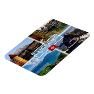 Magnet Flexible CH Suisse - Lucerne - Pont de la Chapelle - Vieux-